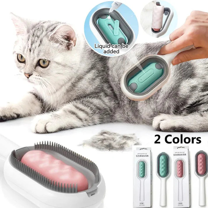 Pet Brush with Wet Wipe - Complete Cleaning